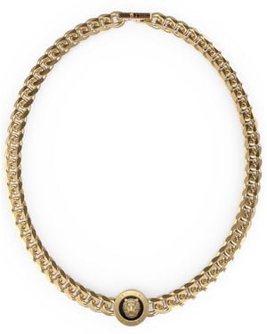 Guess 21' Lion Coin Chain Necklace - Metallic