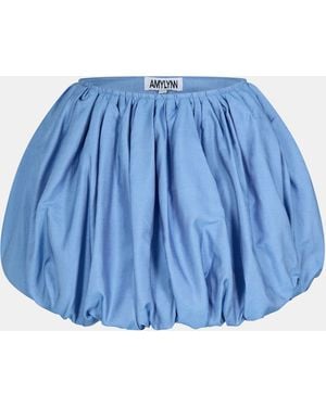 Amy Lynn 'S Puffball Balloon Skirt - Blue