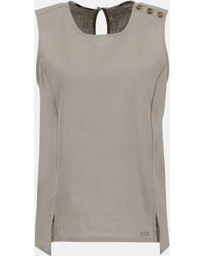 Barbour Lucy Sleeveless Shirt - Grey