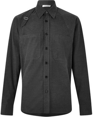 McQueen Alex Harness Flannel Sn63 - Grey
