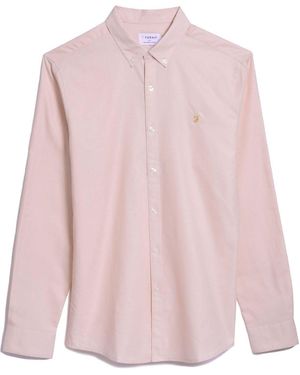Farah Brewer Slim-Fit Shirt - Pink