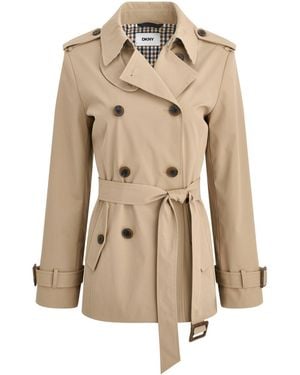 DKNY A38 Mid Trench Ld64 - Natural