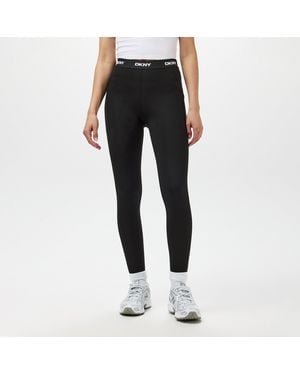 DKNY Logo Leggings - Black