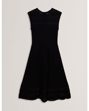 Ted Baker Knitted Jumper Dress - Black