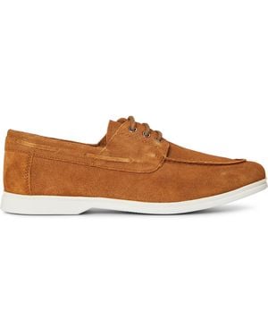 Dune Boat Shoes - Brown