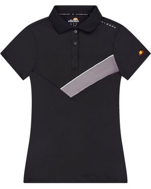 Ellesse Lotali Short Sleeve Polo Shirt - Black