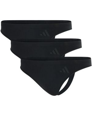 adidas Low Rise Thong 3Pk - Black