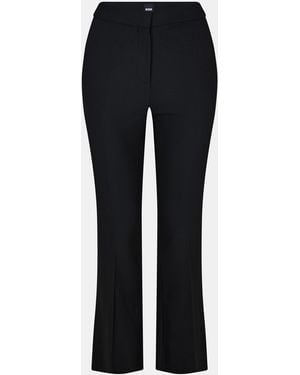 BOSS Timasa1 Straight Leg Trousers - Black