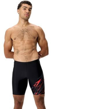 Speedo Medium Long Jam Jammers - Black