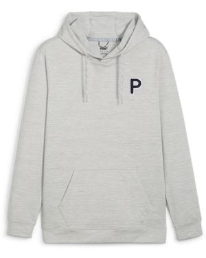 PUMA Cloudspun Patch Pullover Jumper - Grey