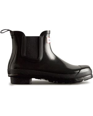 HUNTER Original Chelsea Gloss Boot - Black