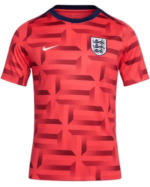 Nike England Academy Pro Pre Match Shirt 2024 Adults - Red