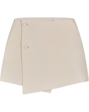 GOOD AMERICAN Mini Skirt - Natural