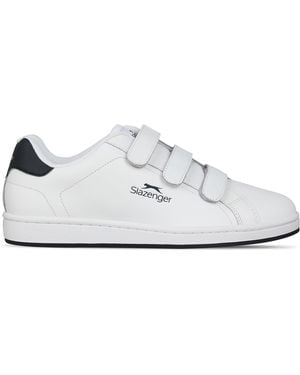 Slazenger 1881 Ash Strap Trainers - White