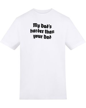 AWD Fathers Day Adult Printed Tee - White