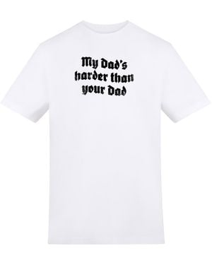 AWD Fathers Day Adult Printed Tee - White