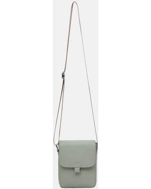 Firetrap Leather Satchel Crossbody Bag - White