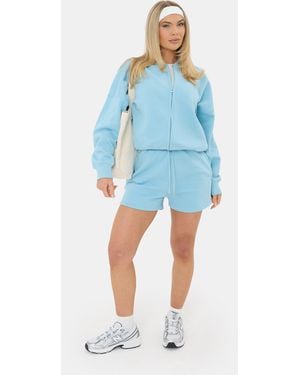 I Saw It First Jogger Jersey Shorts - Blue