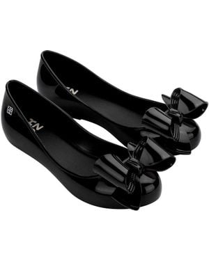 Zaxy Ballet Court Shoes - Black