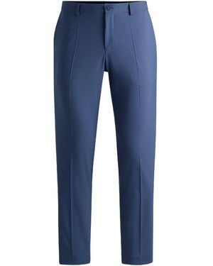 BOSS Straight Leg Trousers - Blue