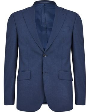 Richard James Wilder Tailored Fit Suit Jacket - Blue