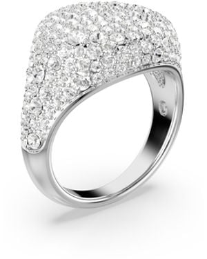 Swarovski Sublima Cocktail Ring, Rhodium Plated - White
