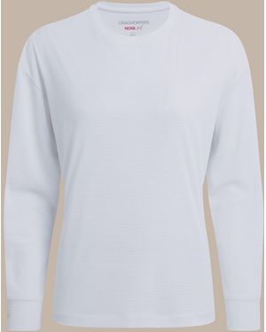 Craghoppers Nosilife Solar Shield+ Long-Sleeved Top - Blue