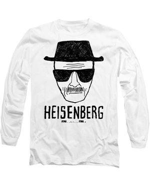 Breaking Bad Heisenberg Long Sleeve T-Shirt - White