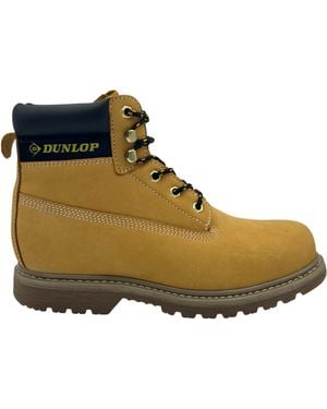 Dunlop Nevada Steel Toe Cap Boots - Brown