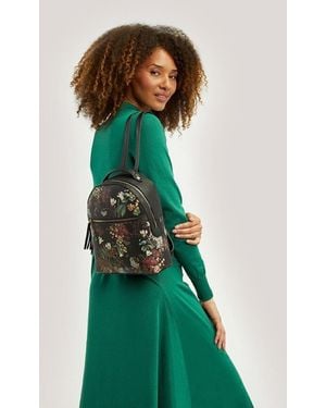 Fiorelli Fior Anouk Floral Backpack - Green
