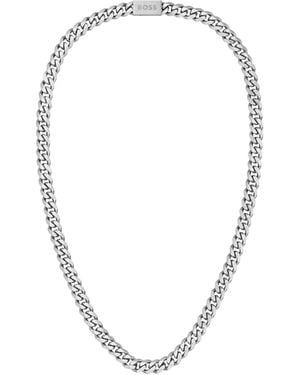 BOSS Gents Chain For Him Necklace - Metallic