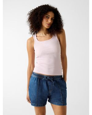 Guess Embroidered Star Tank Vest - Blue