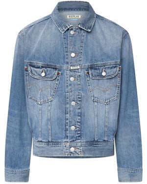 Replay 9Zero1 Denim Jacket - Blue