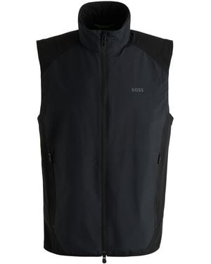 BOSS Hbg V Putt Vest Gilet - Black