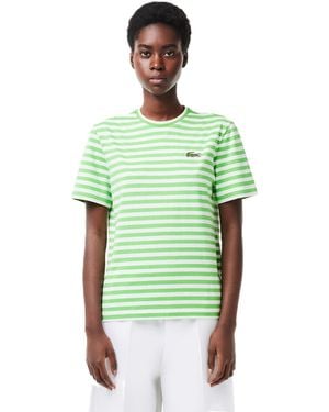 Lacoste Striped T-Shirt - Green