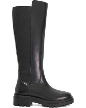 Dune Tagu Knee High Boots - Black