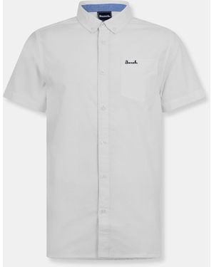 Bench Short-Sleeve Plain Shirt - White