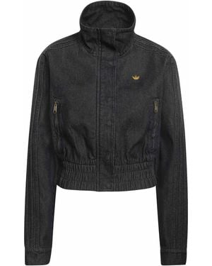 adidas Originals Og Cropped Denim Jacket - Black