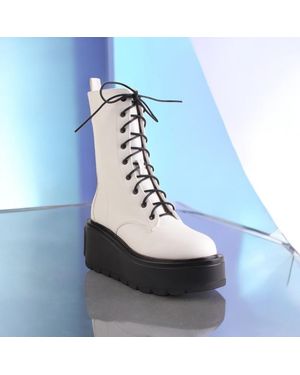 Where's That From Where's Boot Ankle Heeled Boots - Blue