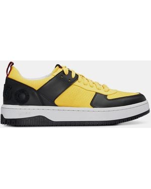 HUGO Kilian Tennis Trainers - Yellow