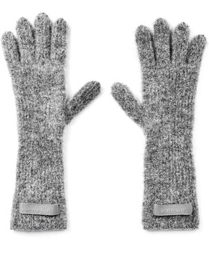 Jacquemus Soft Knitted Gloves - Grey