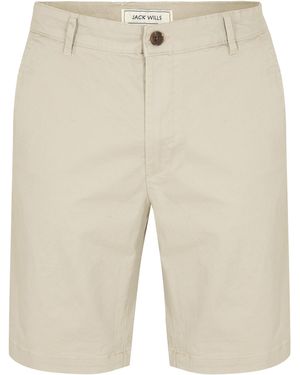 Jack Wills Slim Chino Shorts - Natural