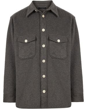 AllSaints Dillingham Long Sleeve Shirt - Grey