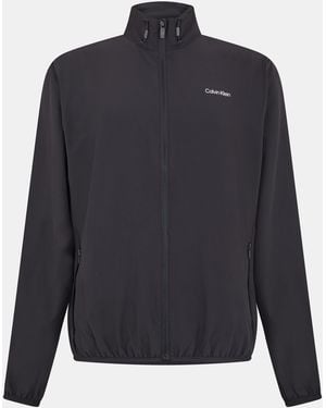 Calvin Klein Weather-Resistant Athletic Fit Performance Golf Jacket - Blue