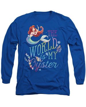 Disney The Little Mermaid World Is My Oyster Long Sleeve - Blue