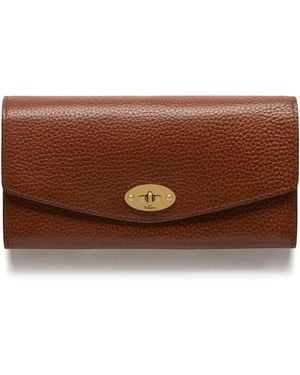 Mulberry Darley Wallet Small Classic Grain - Brown