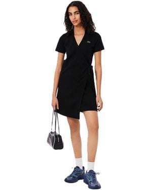 Lacoste Wrap Dress - Black