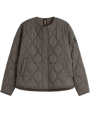 Ecoalf Musa Onion Weather-Resistant Quilted Jacket - Grey