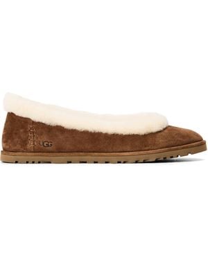 UGG Zora Ballet Flat Ld64 - Brown