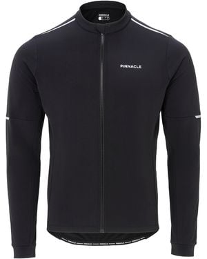 Pinnacle Thermal Long Sleeve Cycling Jersey - Blue